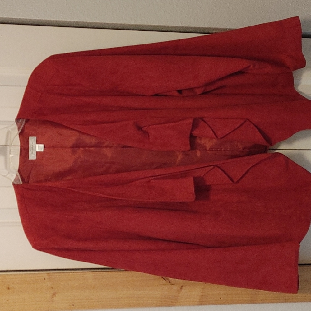 Dress Barn,Burnt Orange Jkt, Sz 18